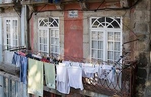 The Charm of Line Drying Your Clothes in Portugal